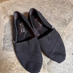 Skechers Black Slip-On Loafers